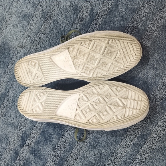 Women's Converse Chuck Taylor Leather Lift, Green - Picture 6 of 8